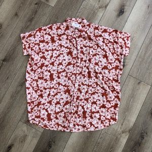 Acacia Mombasa shirt dress Rust magnolia